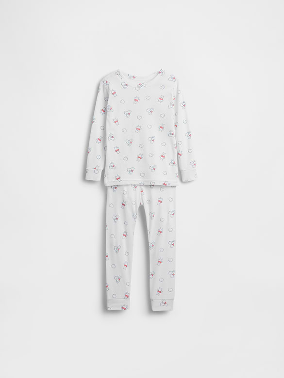Pyjama en coton biologique brossé Winnie l’Ourson pour Bébé et Tout-petit
