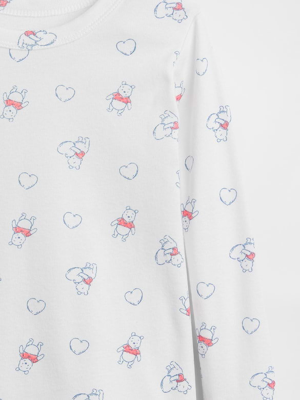 Pyjama en coton biologique brossé Winnie l’Ourson pour Bébé et Tout-petit