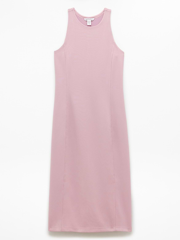 Seasoft Rib Midi Tank Dress