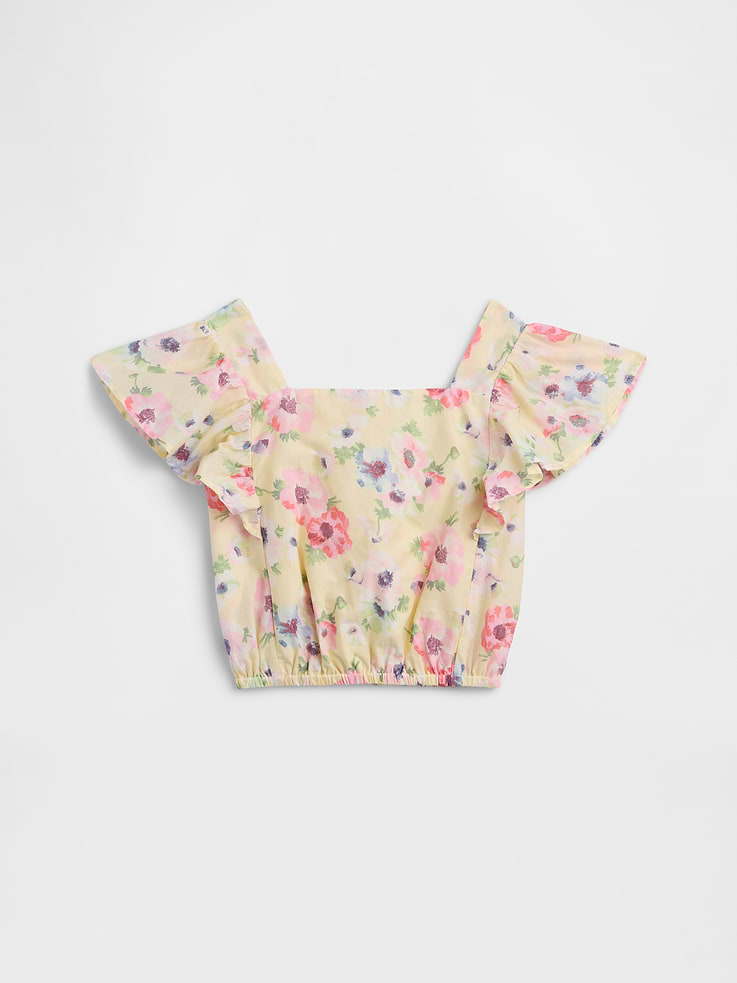 Image number 1 showing, Kids Flutter Sleeve Top