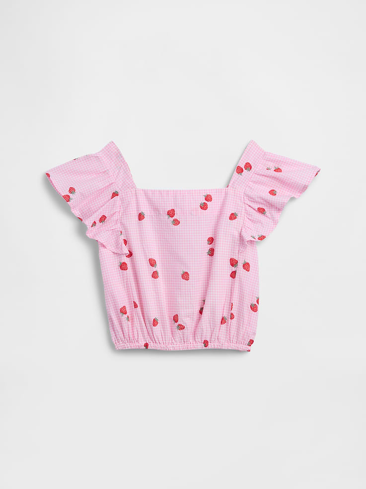 Image number 2 showing, Kids Flutter Sleeve Top