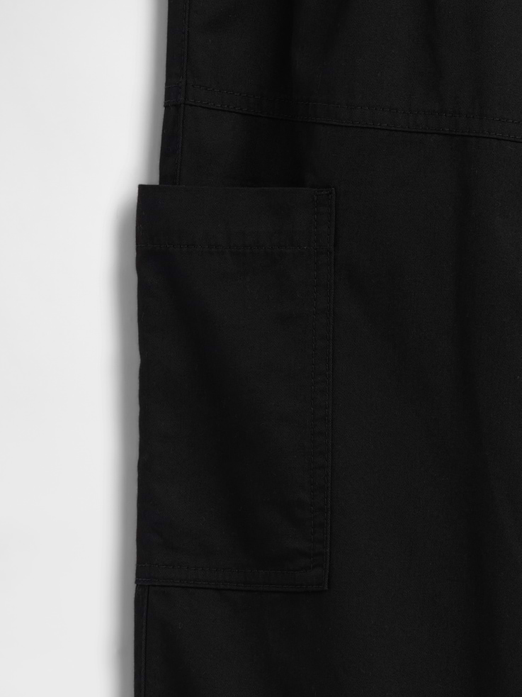 Image number 3 showing, Kids Pull-On Relaxed Denim Cargo Pants