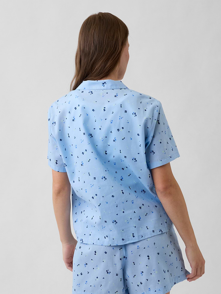 Image 2 of 4, Poplin PJ Shirt