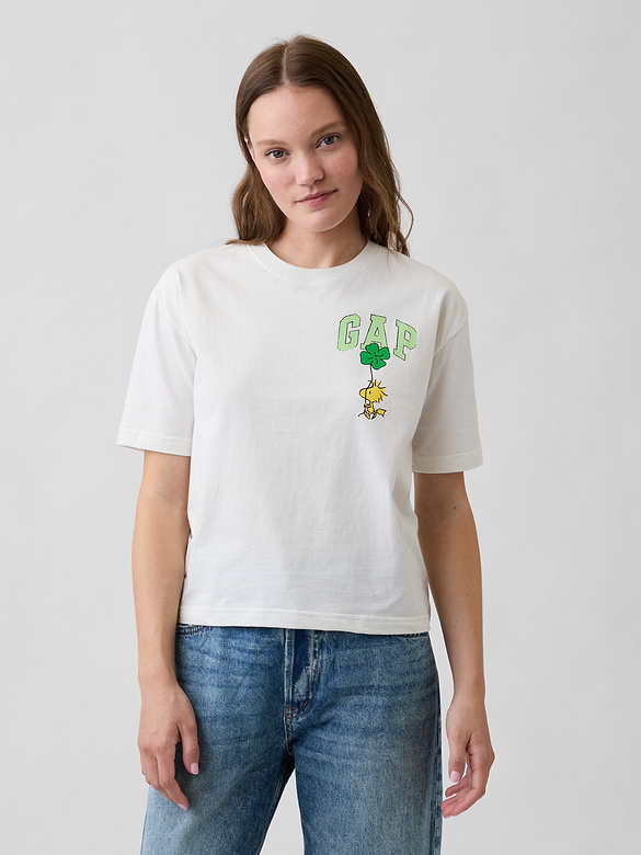 Peanuts Oversized Crewneck T-Shirt