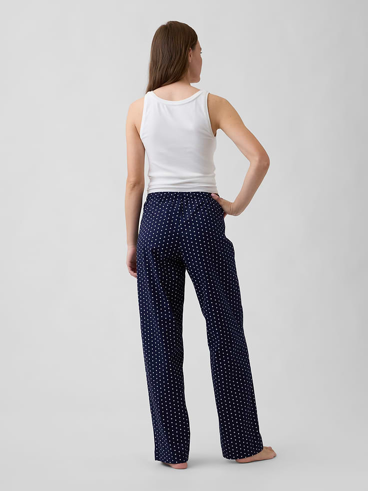 Image 2 of 4, Poplin PJ Pants