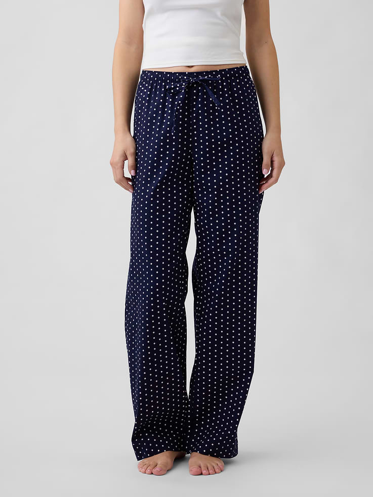 Image 3 of 4, Poplin PJ Pants