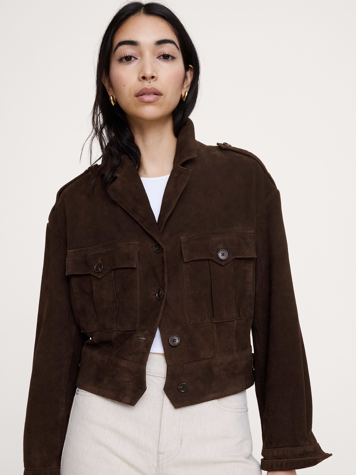 Image number 4 showing, Archive Reissue Suede Double Pocket Jacket