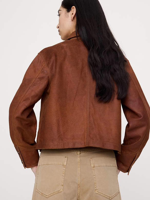 Textured Suede Jacket