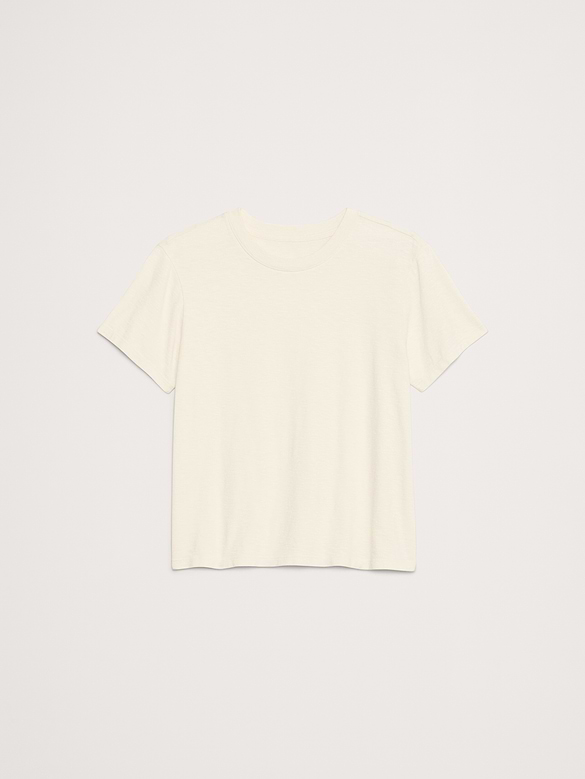Cotton Slub Crew-Neck T-Shirt