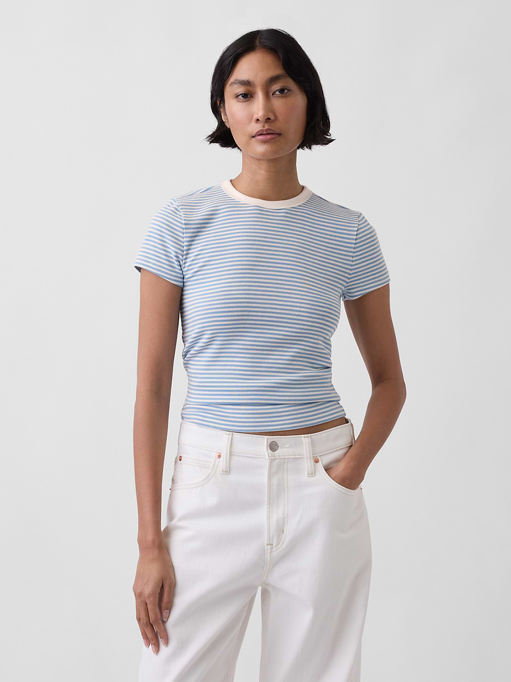 Image number 1 showing, Modern Crewneck T-Shirt