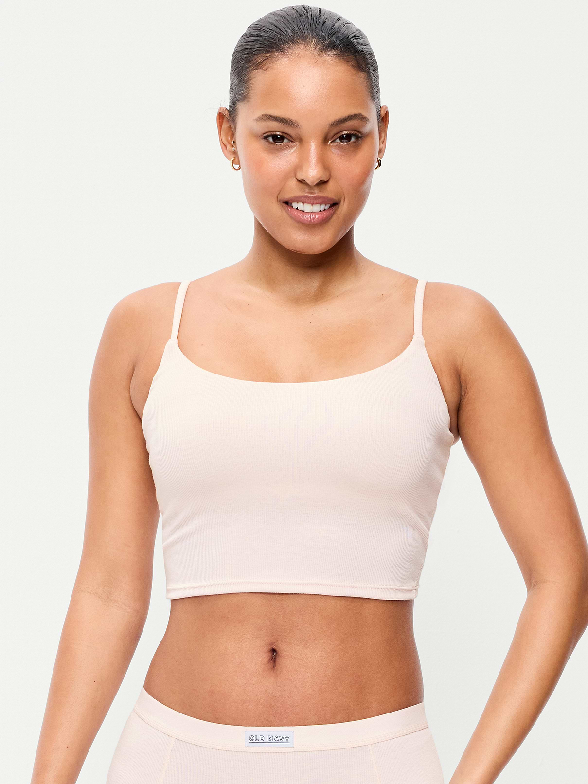 Image number 1 showing, Rib-Knit Brami Top