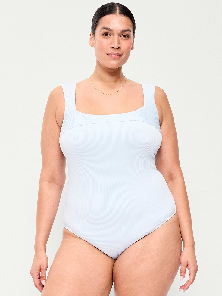 Image number 7 showing, Ribbed One-Piece Swimsuit