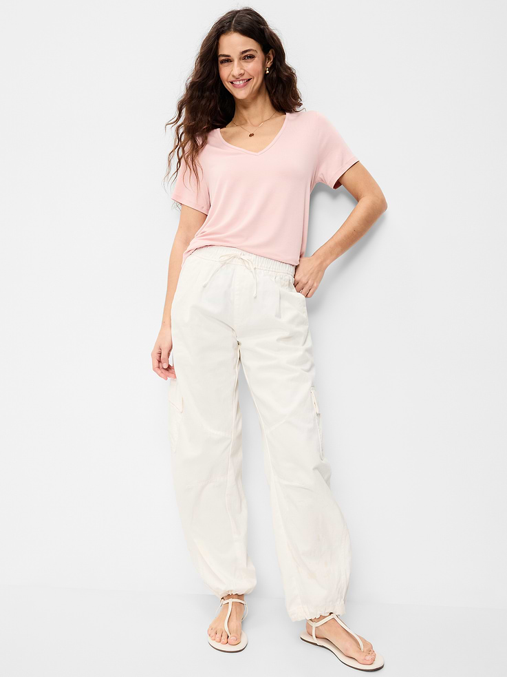 Image number 3 showing, Luxe V-Neck T-Shirt