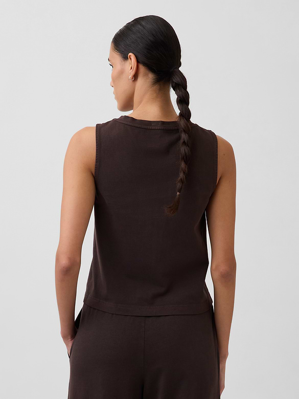 Knit Crop Tank Top