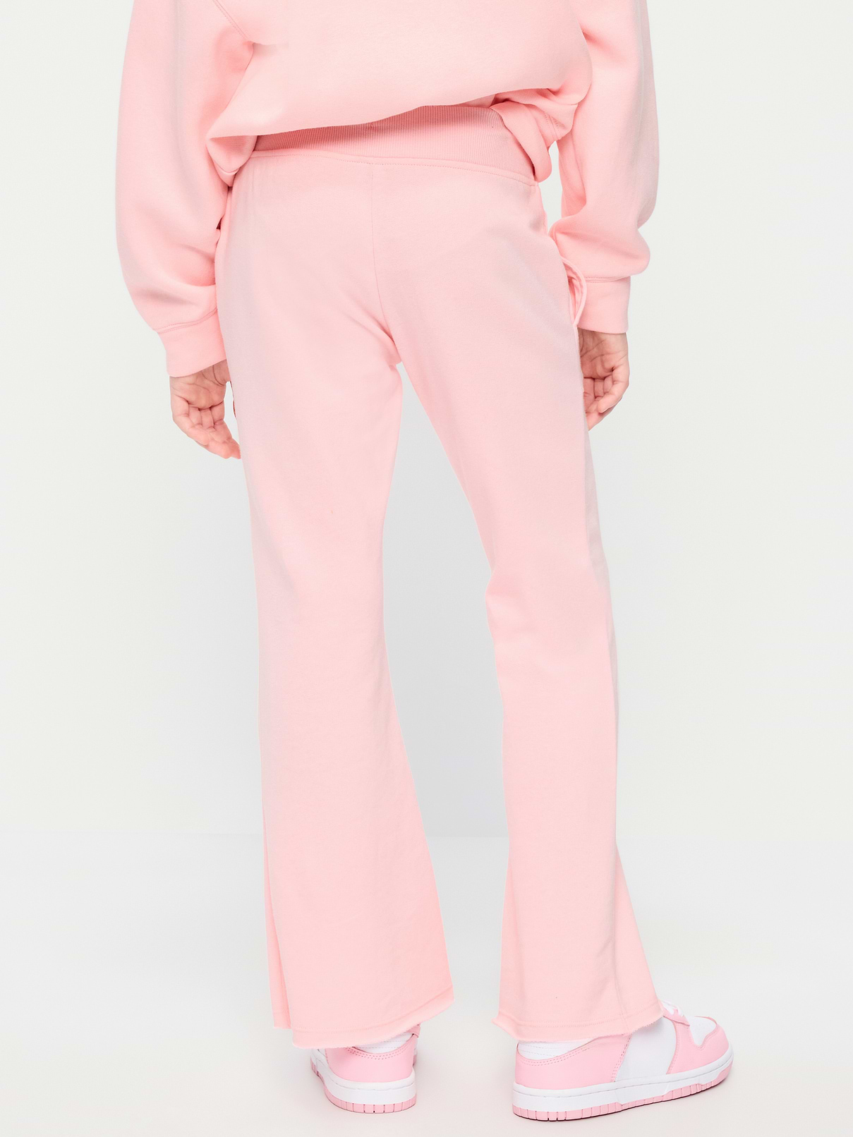 Image number 2 showing, Slim French-Terry Flare-Leg Sweatpants for Girls