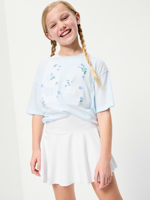 High-Waisted PowerSoft Skort for Girls