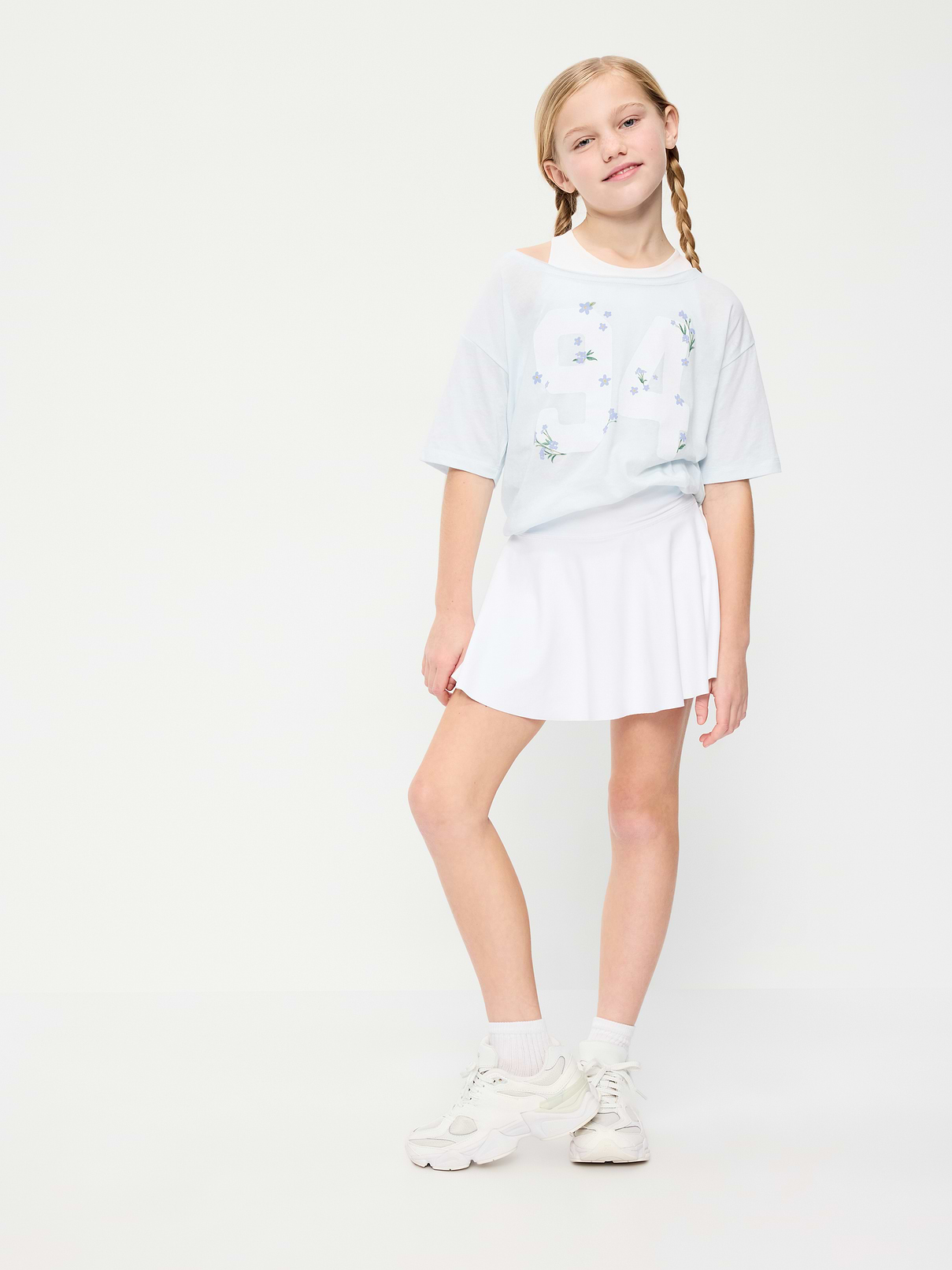 Image number 6 showing, High-Waisted PowerSoft Skort for Girls