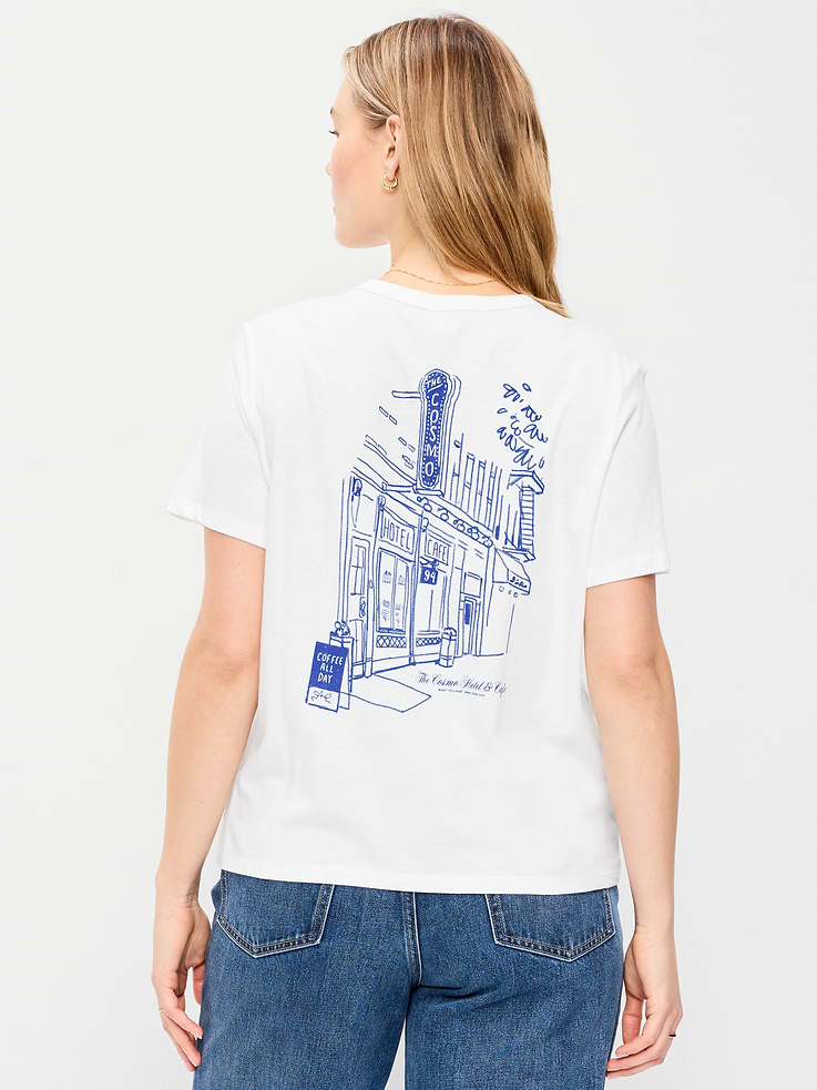 Image number 7 showing, EveryWear Crew-Neck Graphic T-Shirt