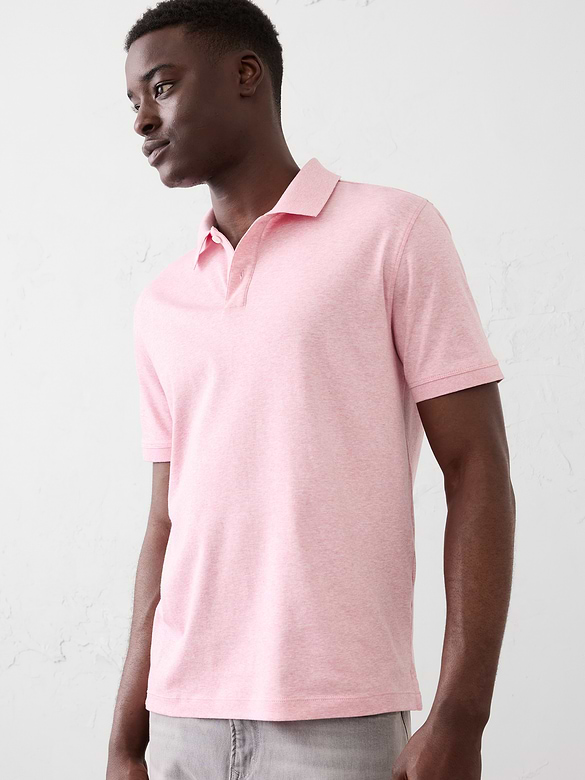 Standard-Fit Luxe Touch Polo