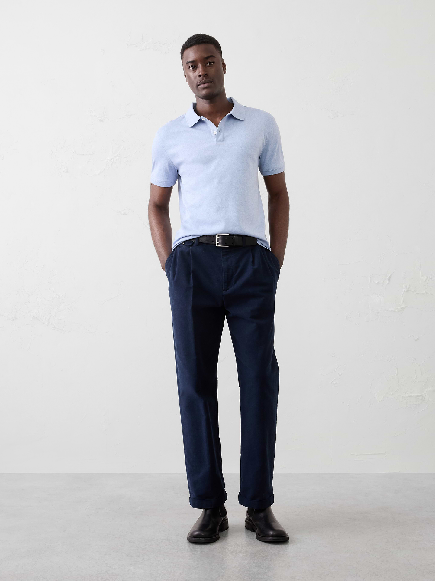 Image number 1 showing, Standard-Fit Luxe Touch Polo