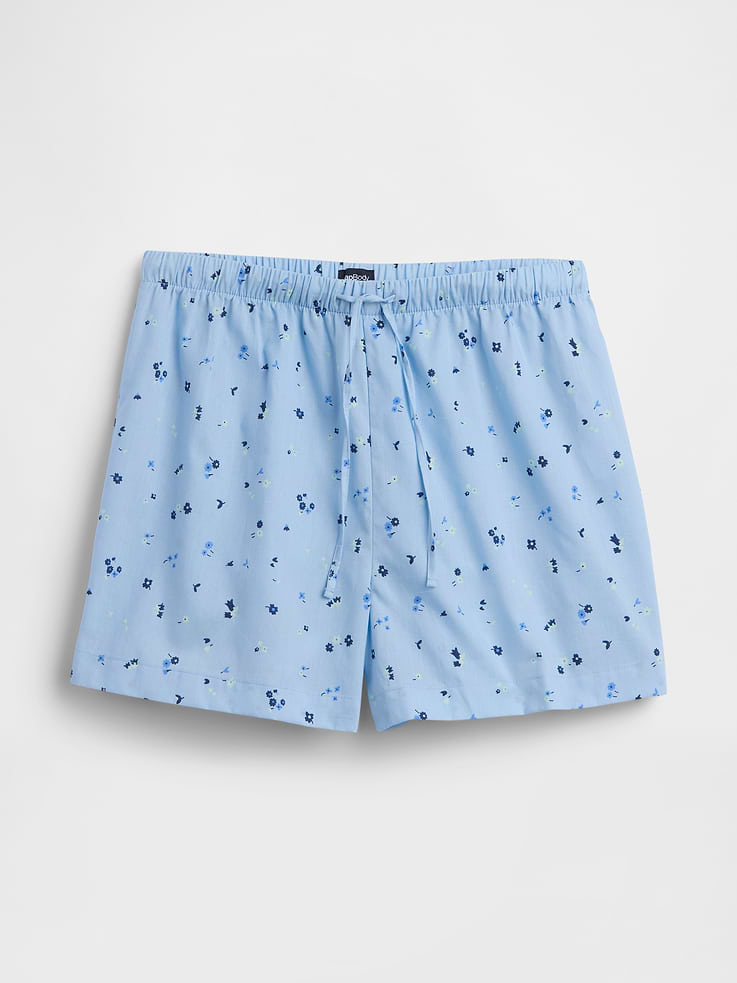 Image 4 of 4, Poplin PJ Shorts