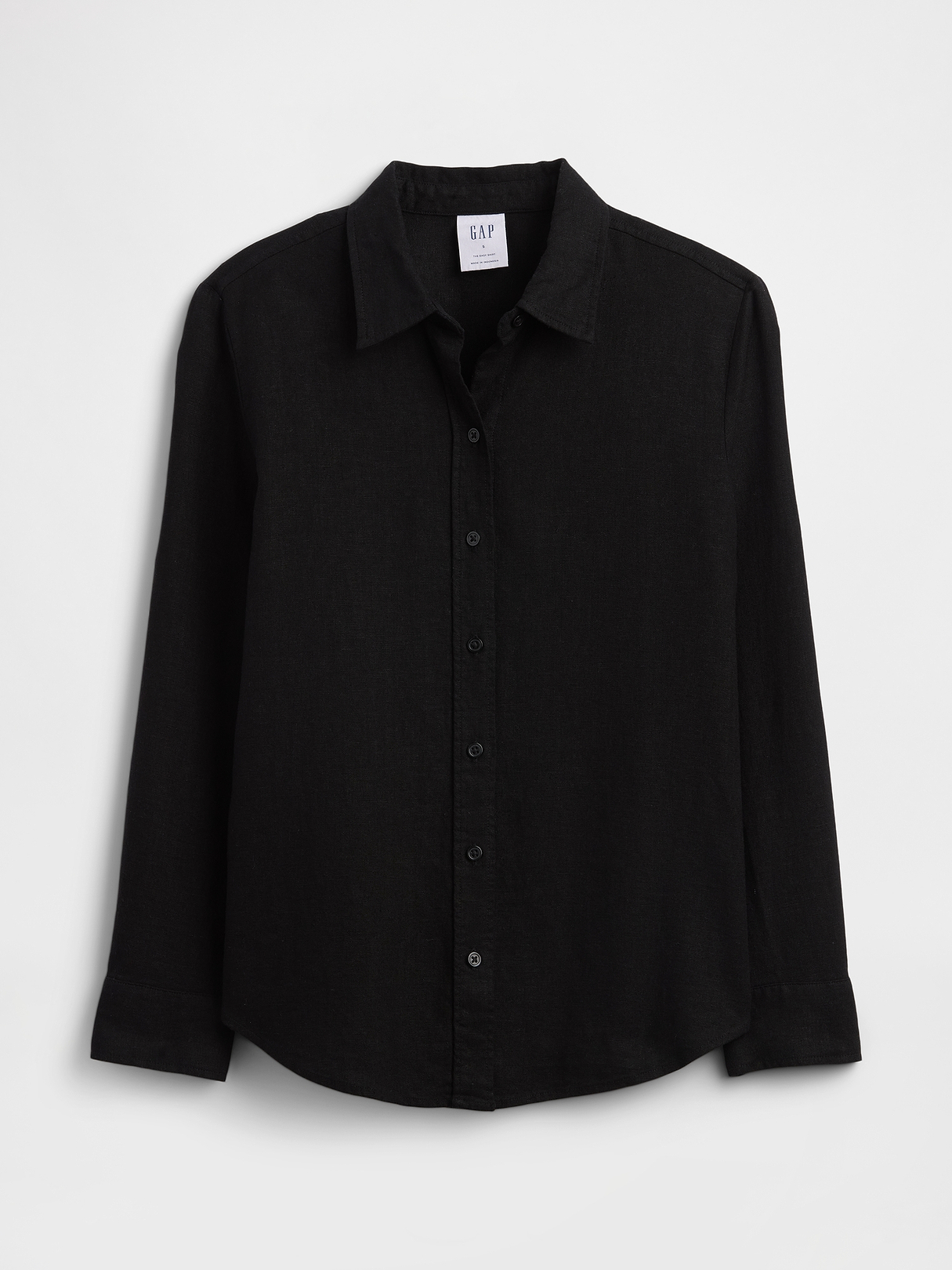 Oversized Linen-Blend Easy Shirt | Gap Factory