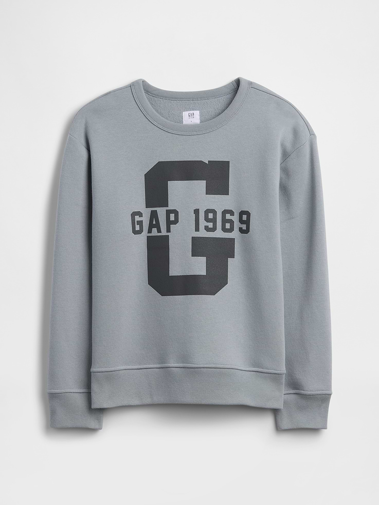 Image number 1 showing, Kids Relaxed Crewneck Graphic Sweatshirt