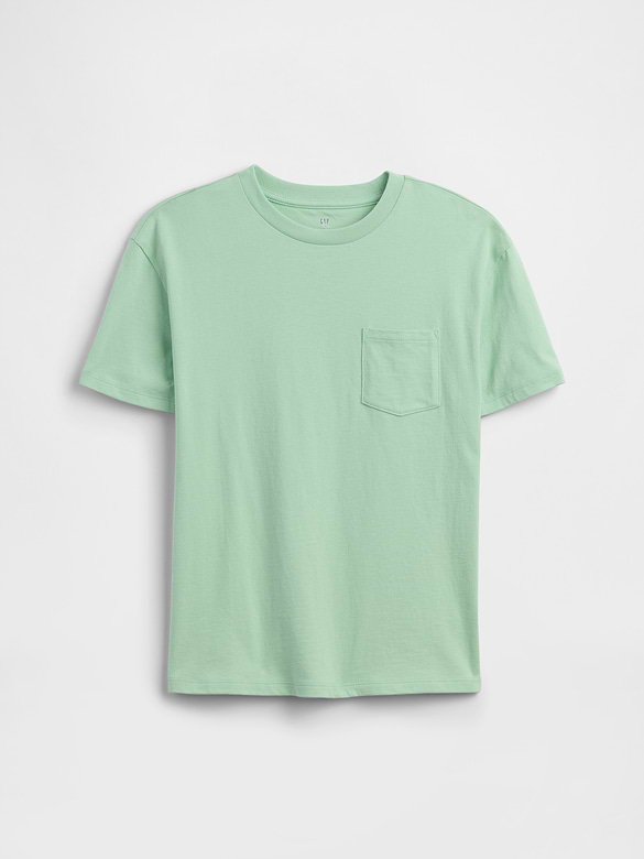 Kids Everyday Soft Stripe Pocket T-Shirt