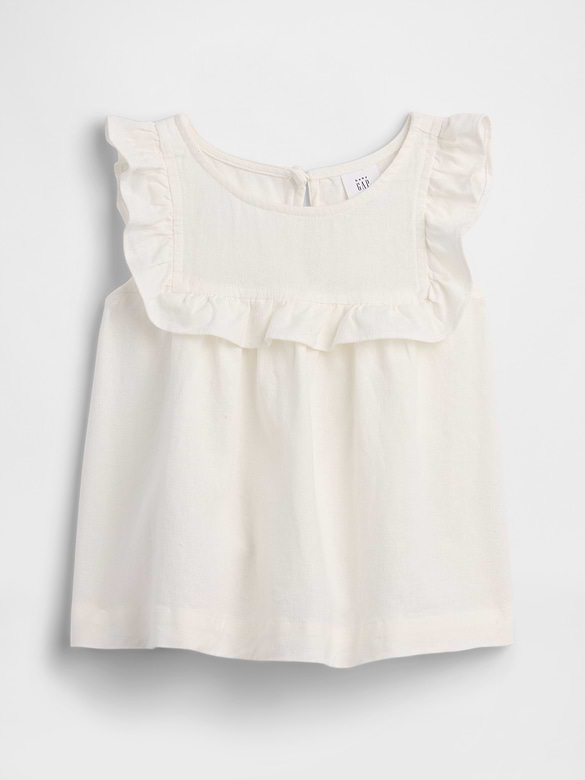babyGap Linen-Blend Ruffle Top