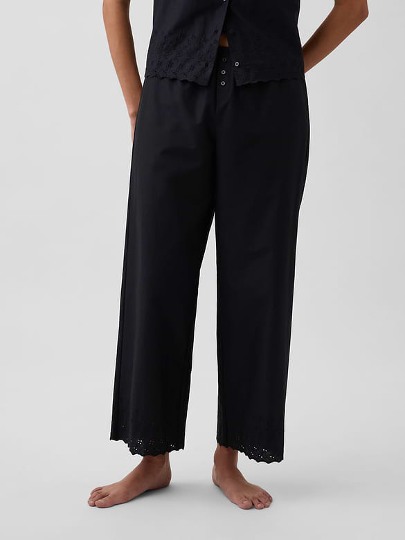 Embroidered PJ Pants