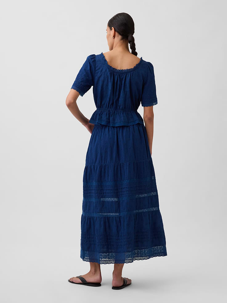 Image number 2 showing, Lace-Trim Maxi Skirt