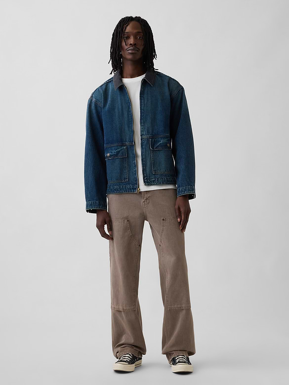 '90s Loose Double-Knee Carpenter Jeans