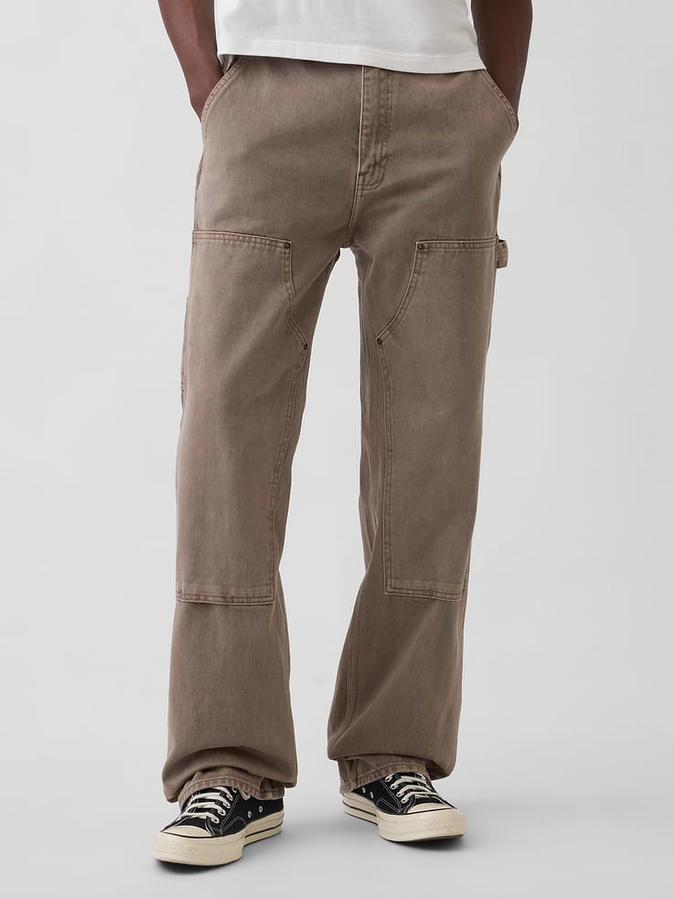 Image number 2 showing, '90s Loose Double-Knee Carpenter Jeans