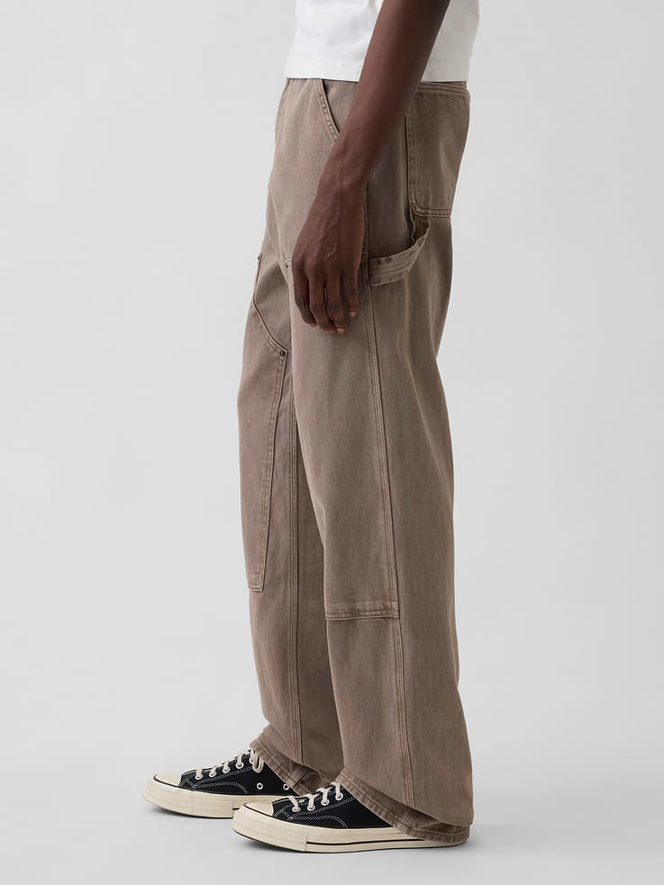 Image number 3 showing, '90s Loose Double-Knee Carpenter Jeans