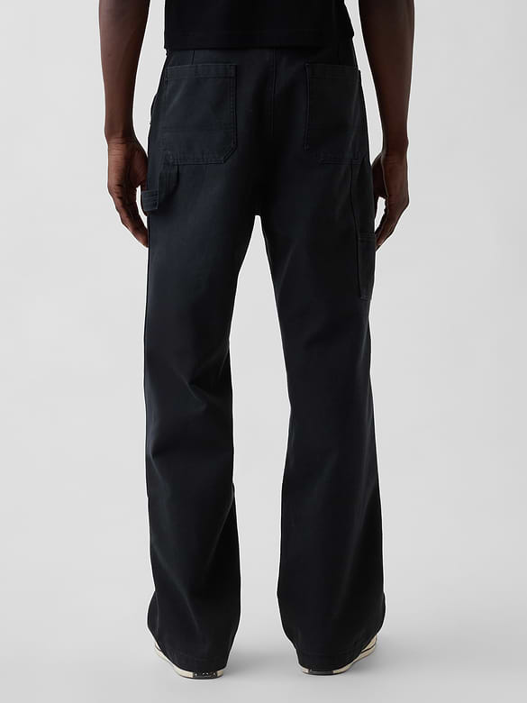 '90s Loose Canvas Double-Knee Carpenter Pants