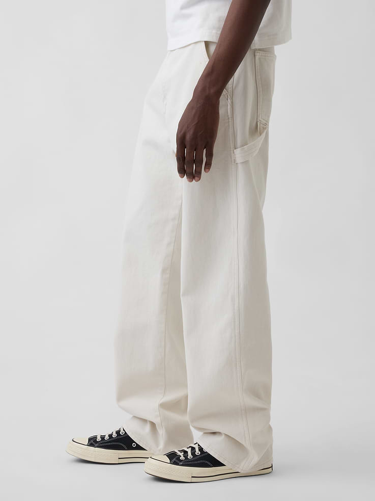 Image number 3 showing, '90s Loose Carpenter Jeans