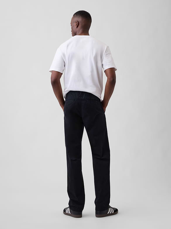 Relaxed Pull-On Khakis