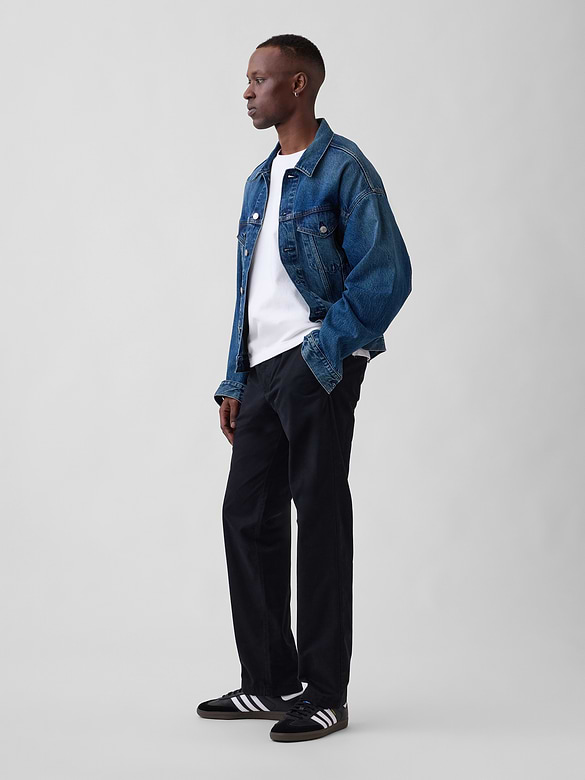 Relaxed Pull-On Khakis