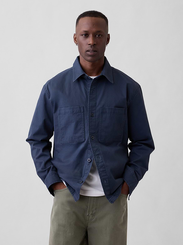 Boxy Shirt Jacket