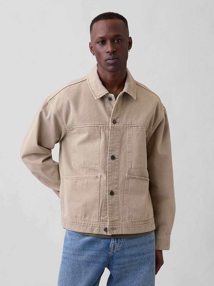 Image number 1 showing, Boxy Icon Denim Jacket