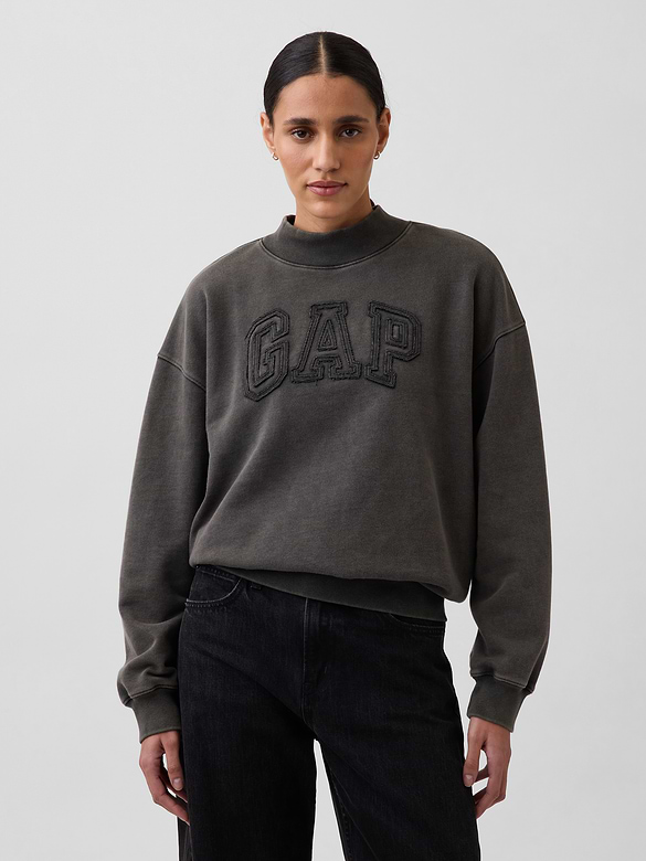 Heavyweight French Terry Oversized Mockneck Sweatshirt
