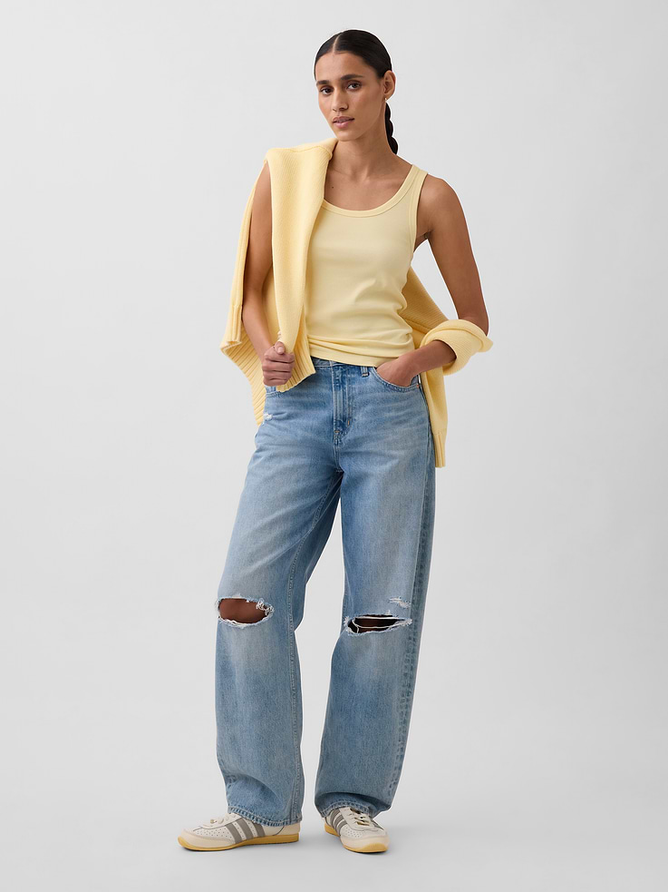 Image number 2 showing, Rib Scoop Tank Top