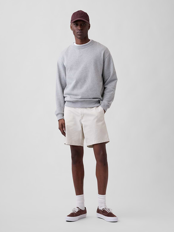 7" Essential Khaki Shorts