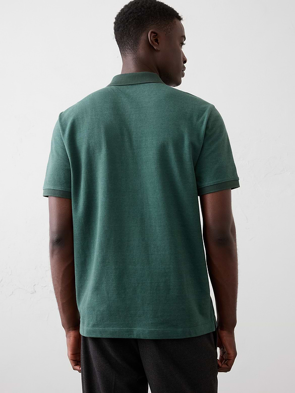 Standard-Fit Pique Polo