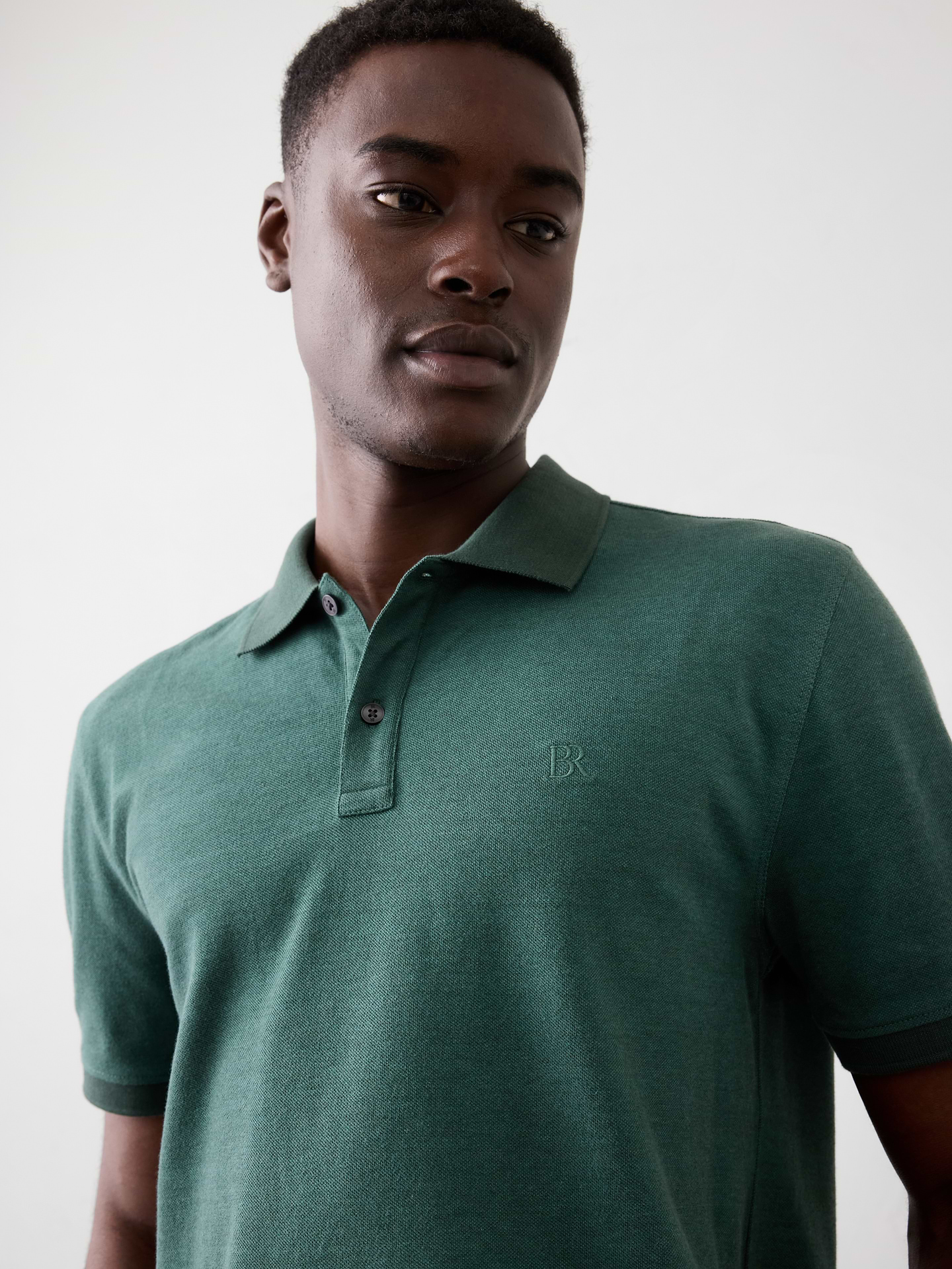 Image number 3 showing, Standard-Fit Pique Polo