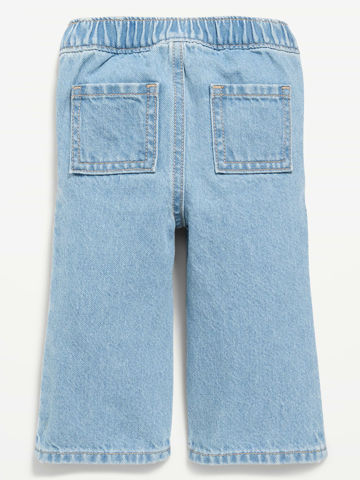 L'image numéro 2 présente Jean utilitaire coupe généreuse à taille extensible pour bébé