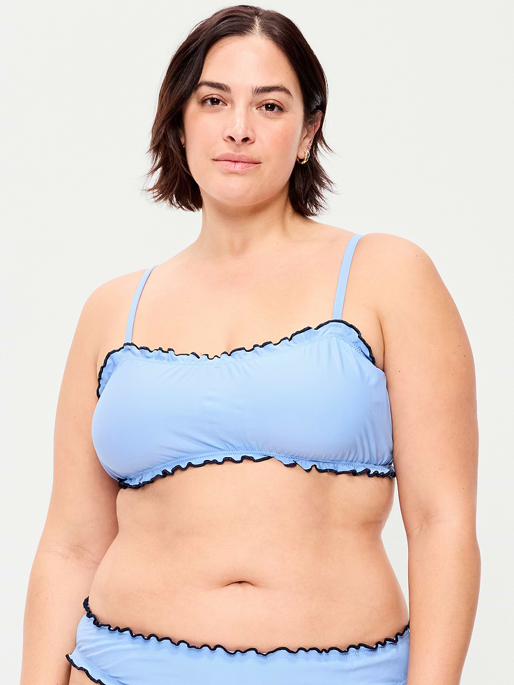 Image number 7 showing, Scoop-Neck Ruffle Swim Top