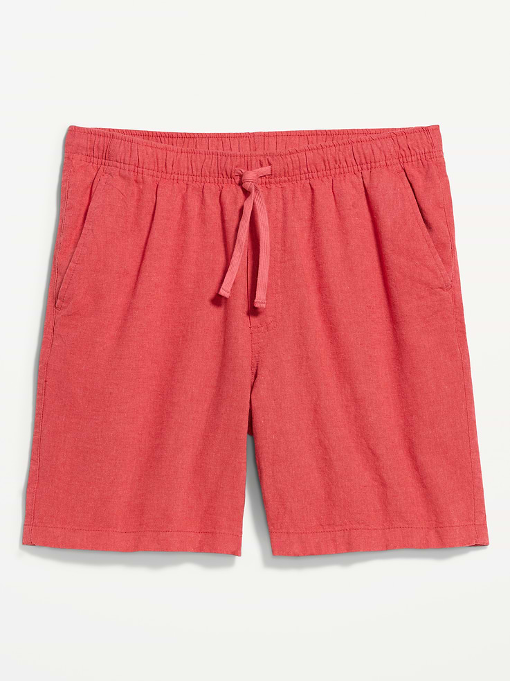 Image number 4 showing, Linen-Blend Jogger Shorts -- 7-inch inseam