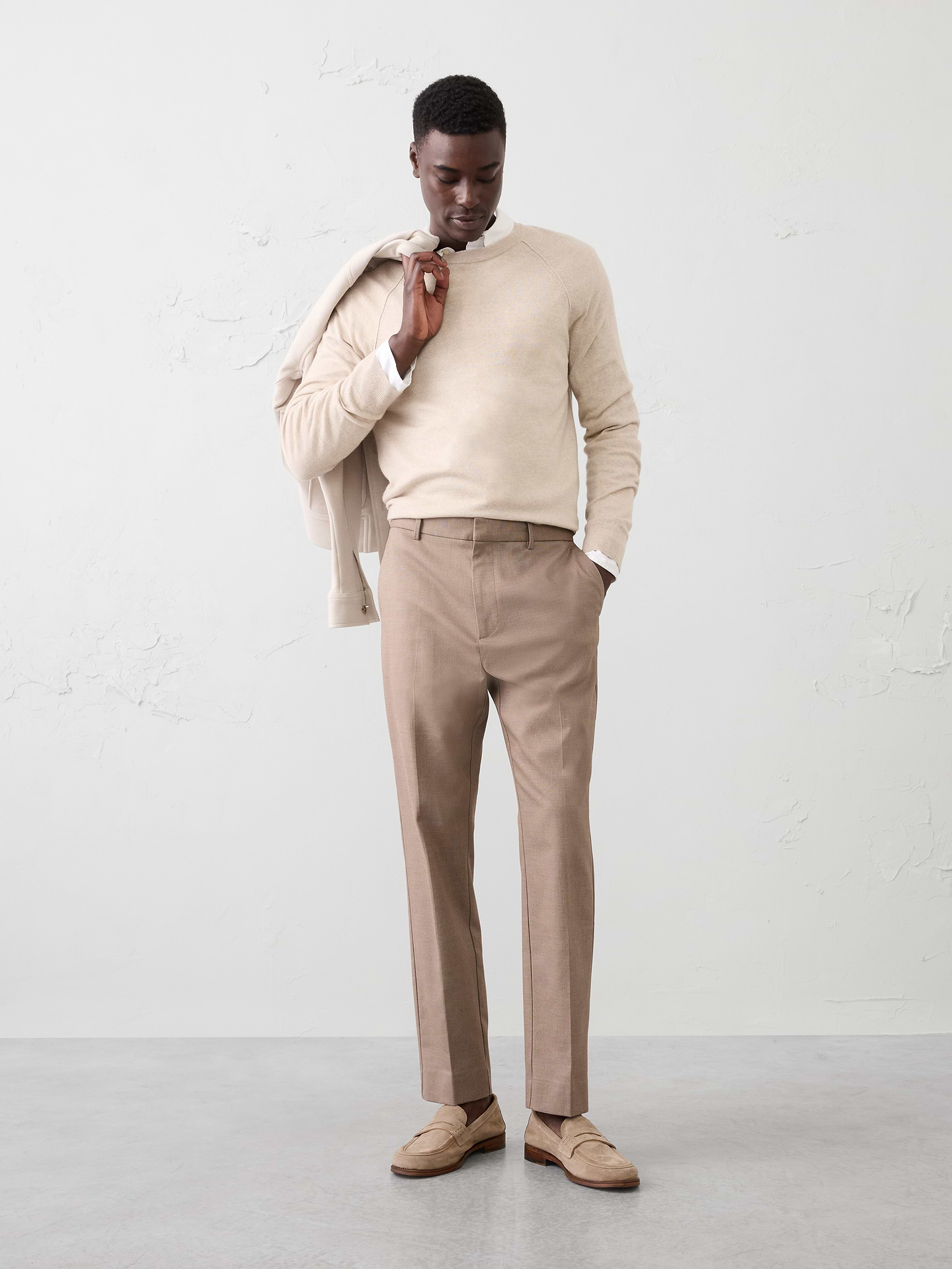 Image number 1 showing, Sharkskin Trouser