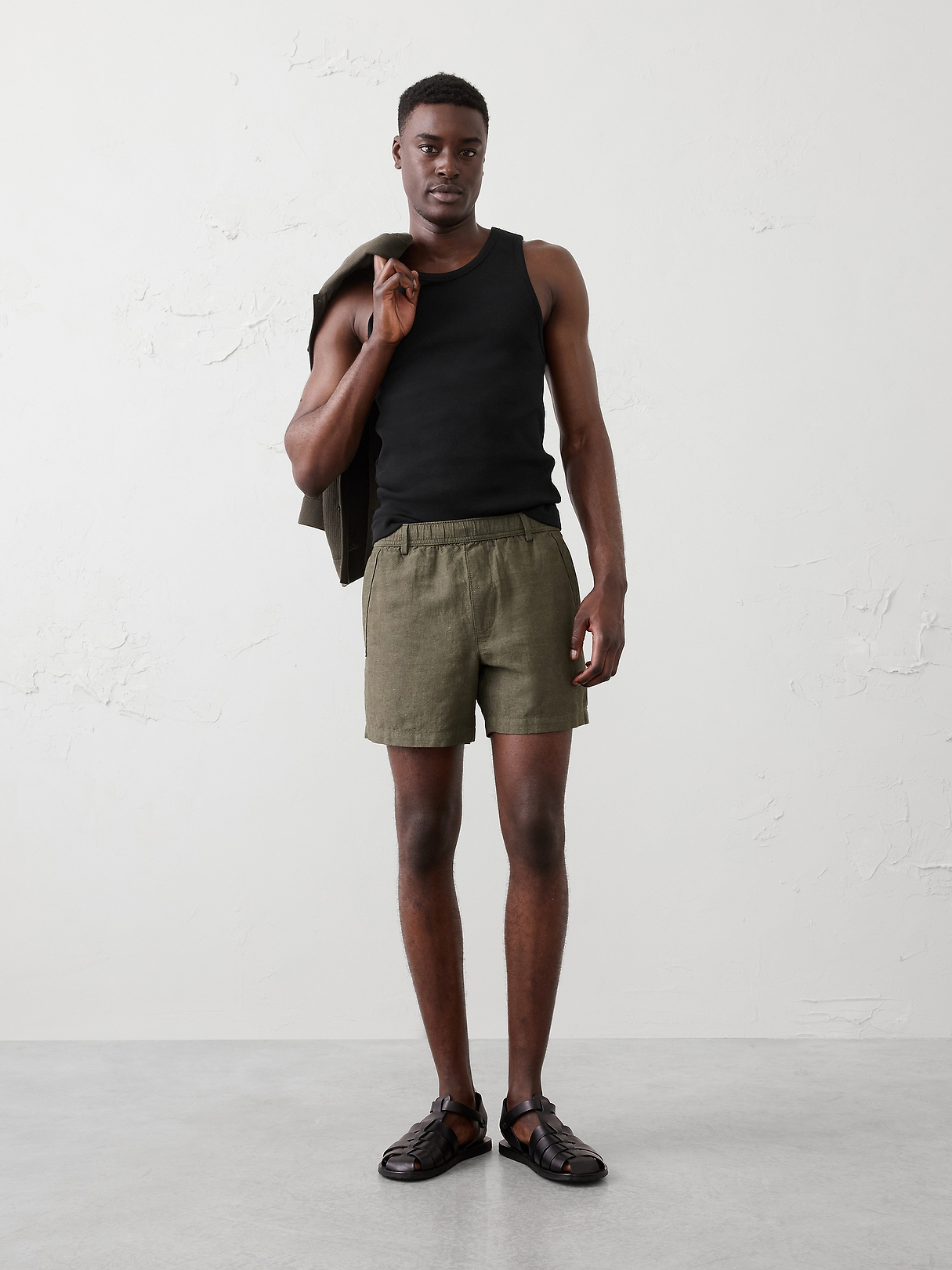 Fitted Mini Ribbed Tank | Banana Republic Factory